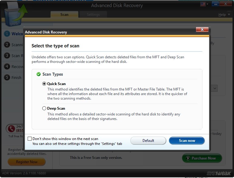advanced disk recovery