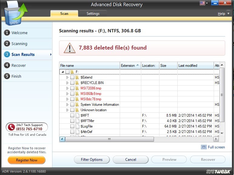 advanced disk recovery