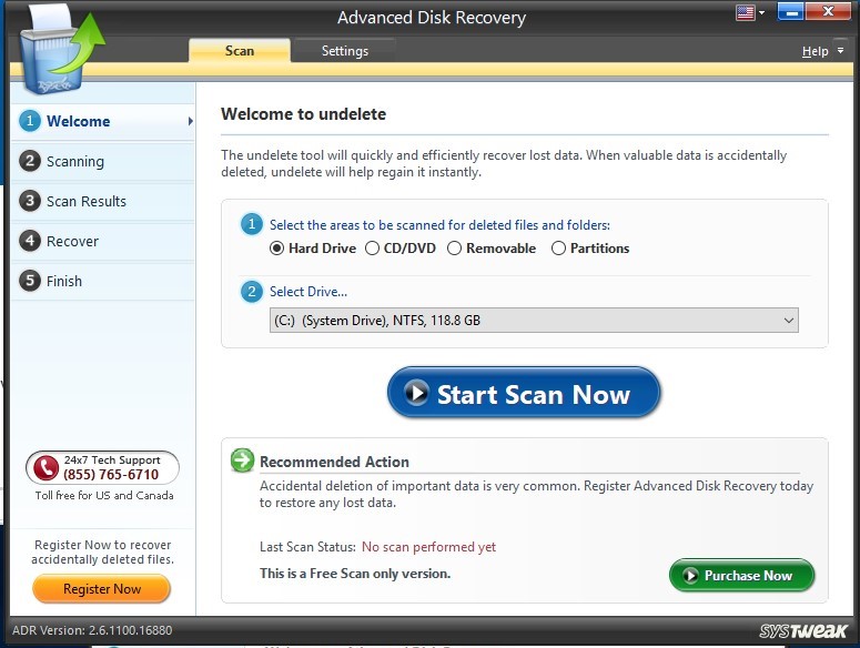 advanced disk revoer