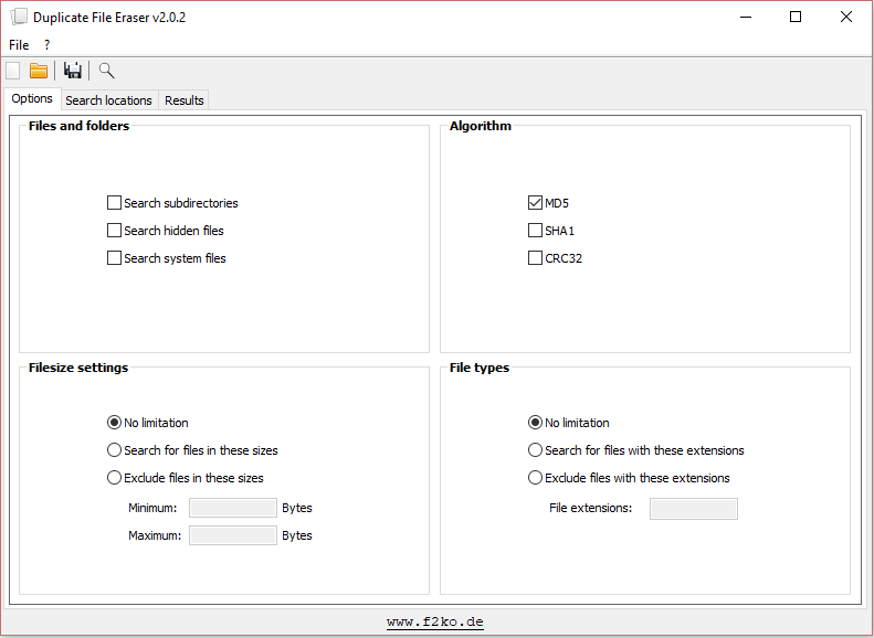 duplicate file eraser