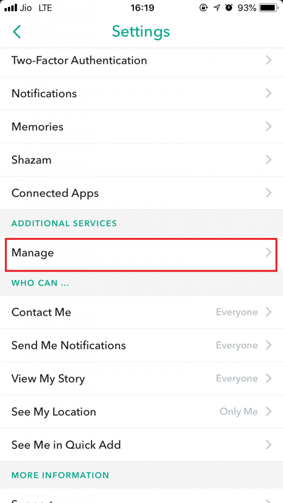 save data usage while using snapchat-1