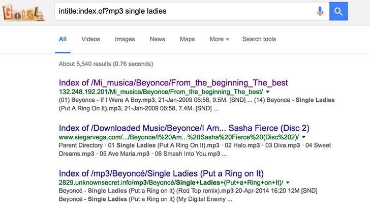 Direct mp3 Links in google chrome