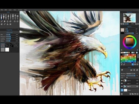 Rebelle drawing software