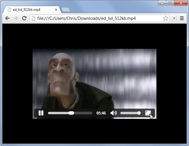 Use Chrome as Media Player