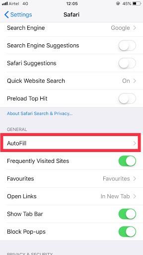 Viewing the Credit Card Details in iPhone -2