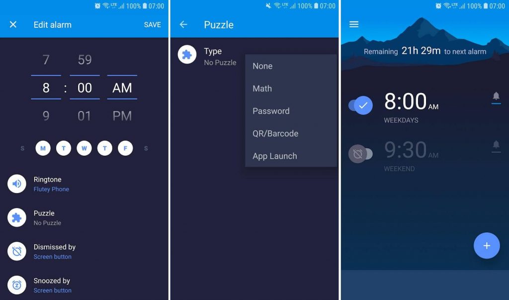best simple alarm clock app android