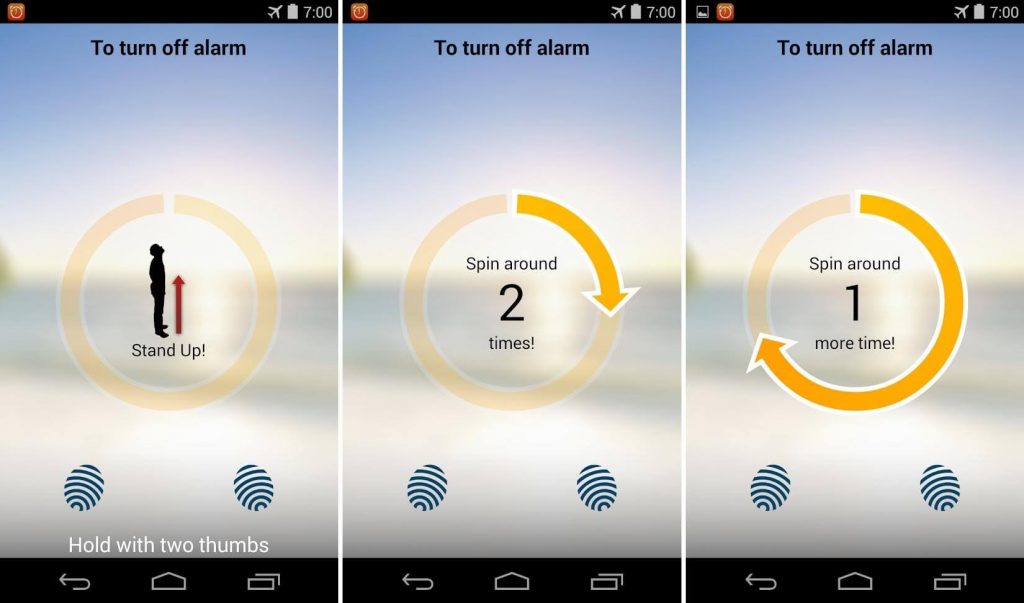 SpinMe Alarm Clock for android