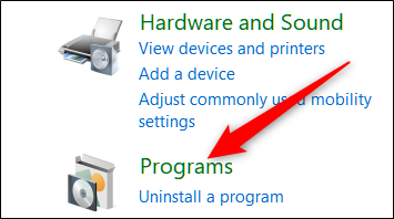 control panel- How to Repair a Program on Windows 10-1