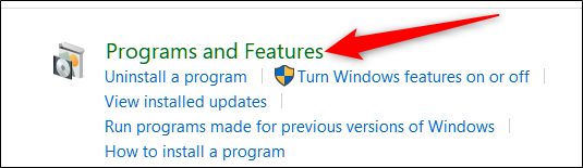 control panel- How to Repair a Program on Windows 10-2