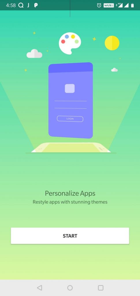 personalize prallel space to run two snapchat