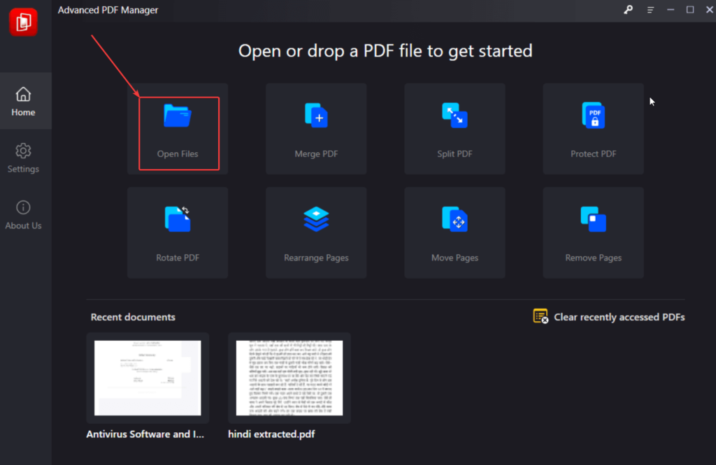 Extract Pages From PDF_APM_open files