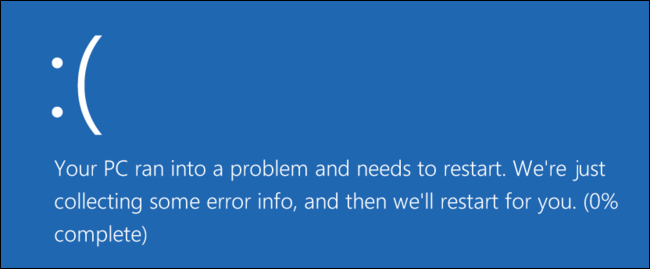 blue screen error