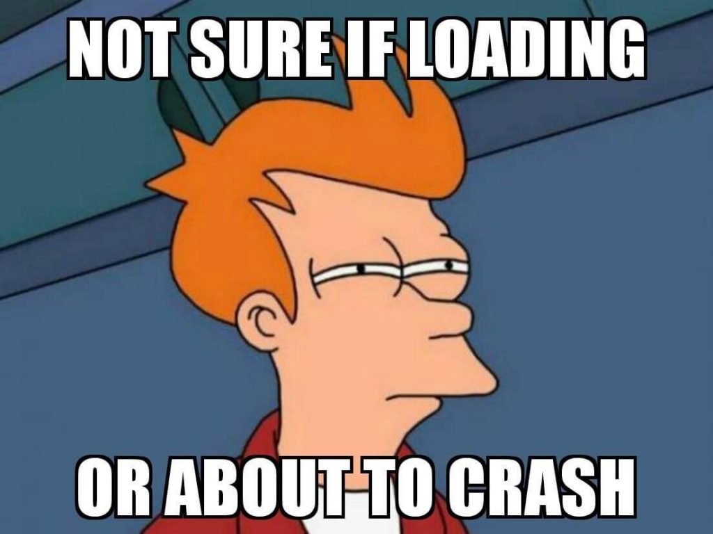 not sure if loading