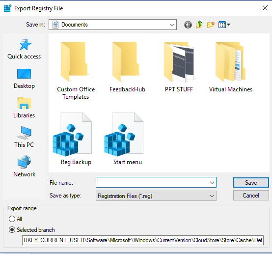 regedit windows 10