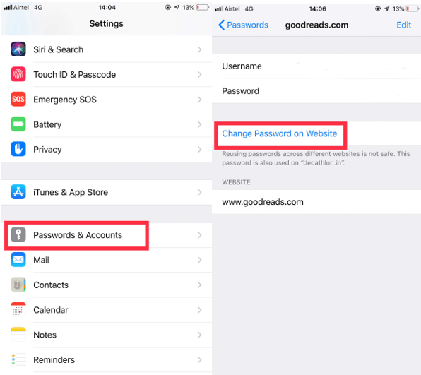 Check Whether Passwords Is Reused