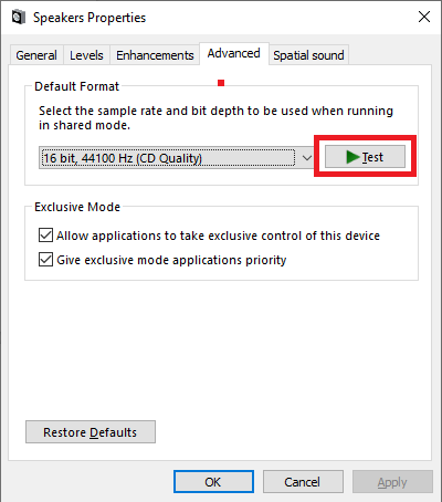 Choose the Correct Audio Playback step-3