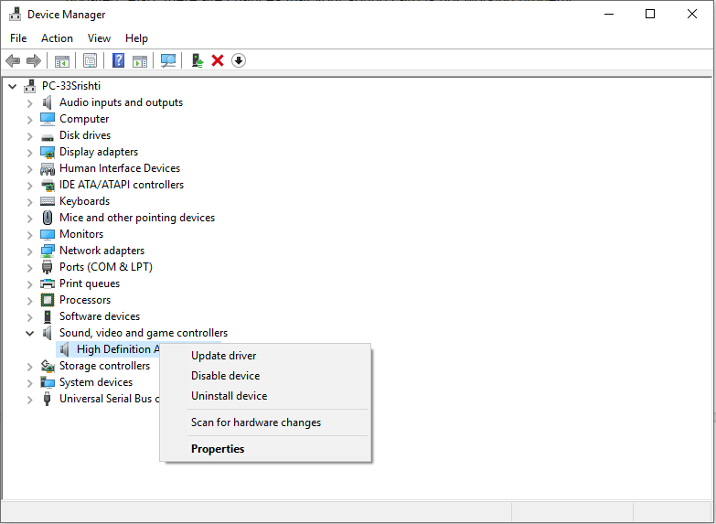 Device Manager Could Help