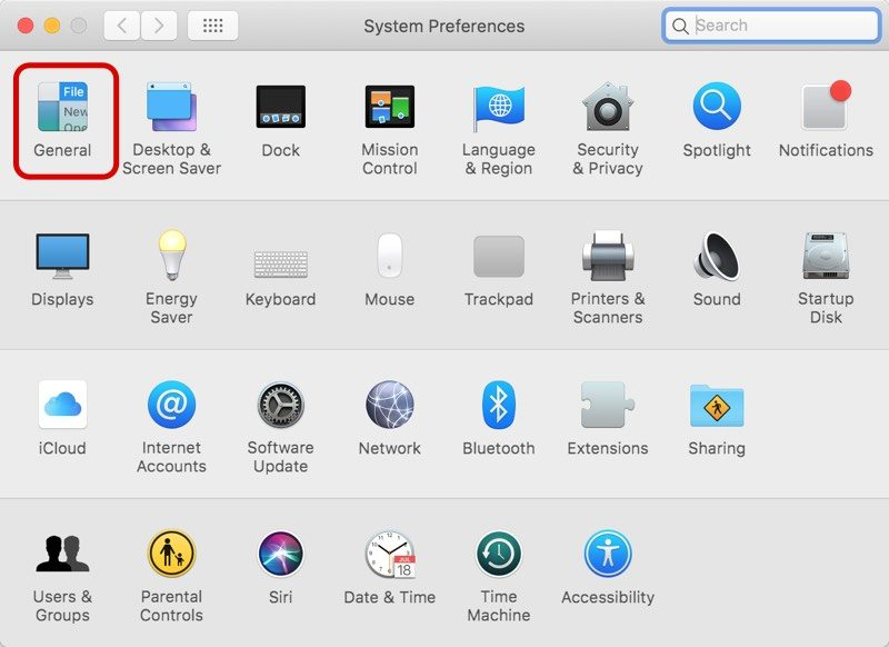 Enable Dark Mode in macOS Mojave -1