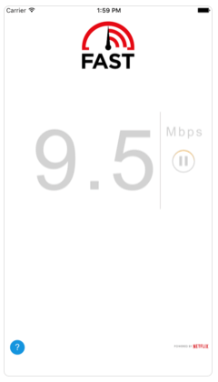FAST - internet speed tester