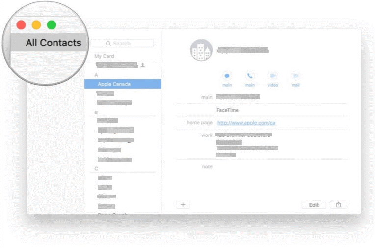 How to Drag the Contact to Your Desktop step-2