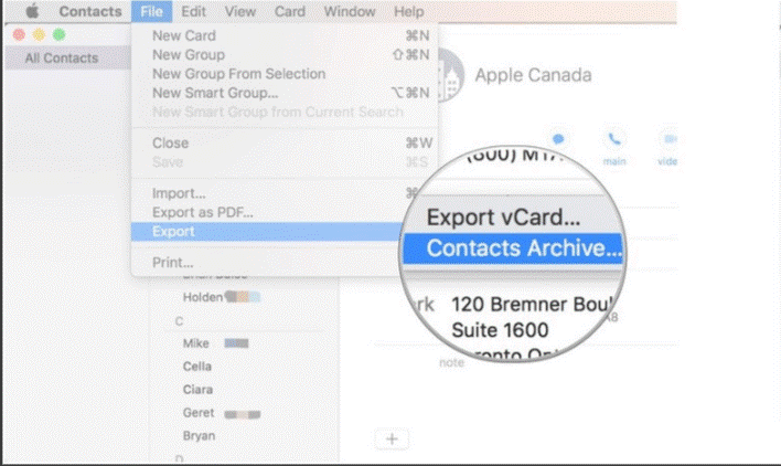 How to Export Your Contacts step-4