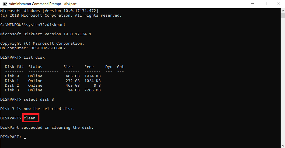 How to create a bootable USB drive step-6