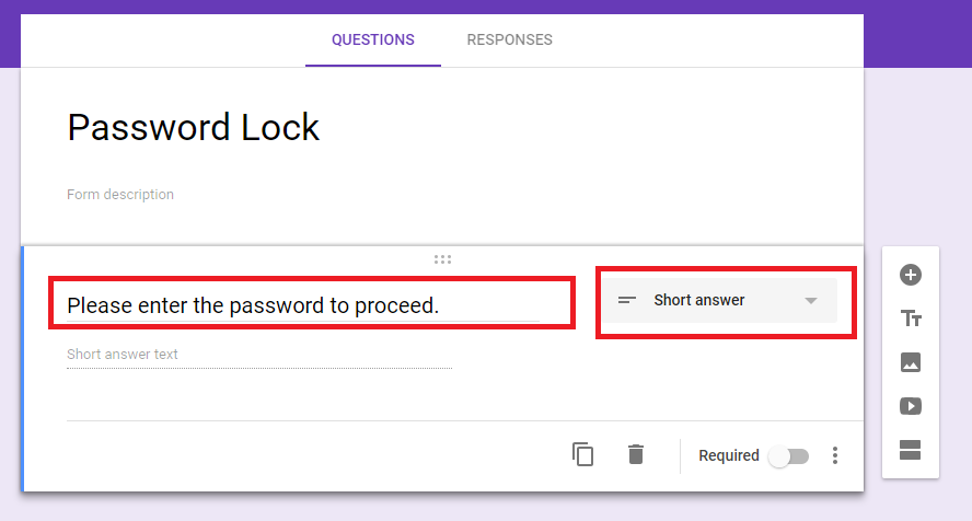 how to put password on google drive folder