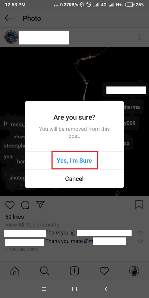 STEP 11 - Untag Yourself From Another User’s Photos