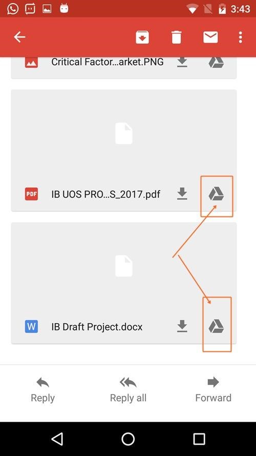Save Attachments Directly to Google Drive