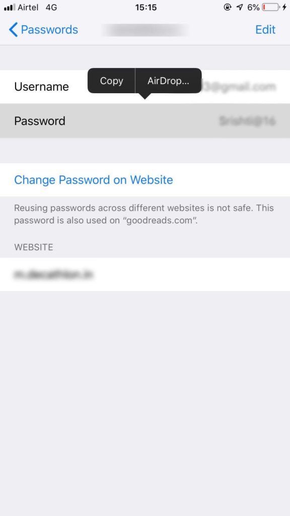 Share and Receive Passwords From Other iPhones And iPads