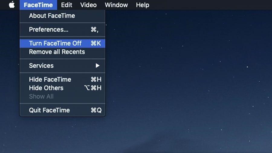 Steps to disable Facetime on Mac