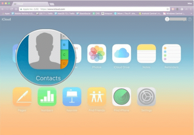 The Simplest Way to Export Contacts From iCloud to Mac step-3