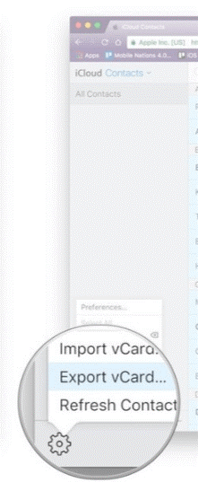 The Simplest Way to Export Contacts From iCloud to Mac step-6