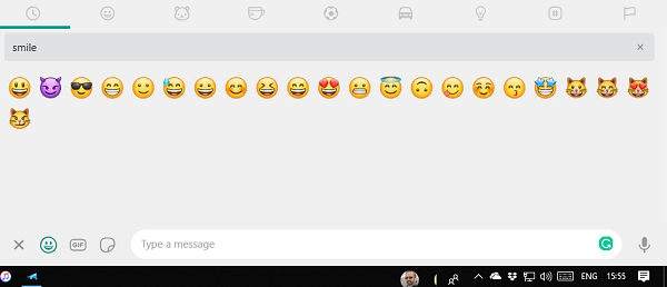 Use Emojis on WhatsApp Web