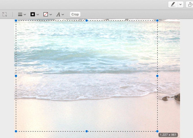 Editing photos on Mac using Preview