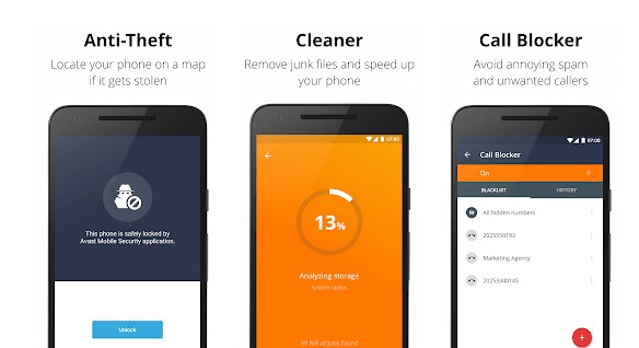 Установить avast anti theft