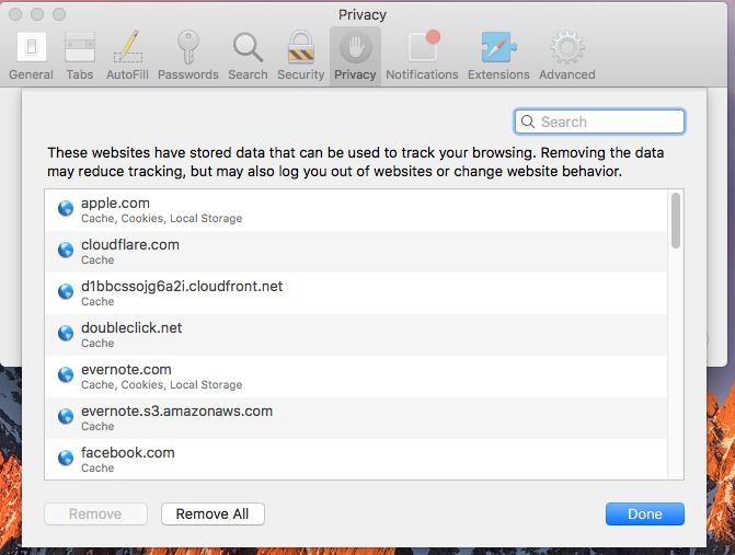 privacy remove all