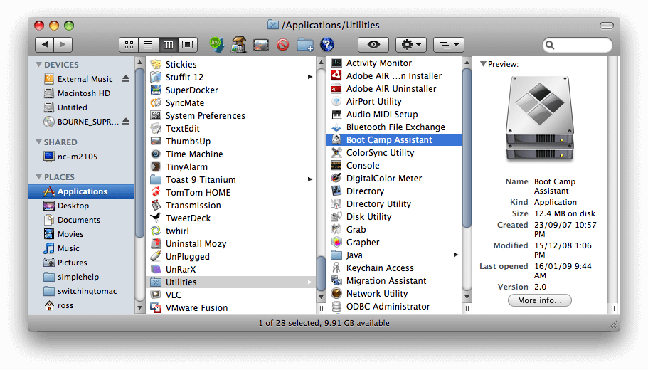 windows bootcamp for mac
