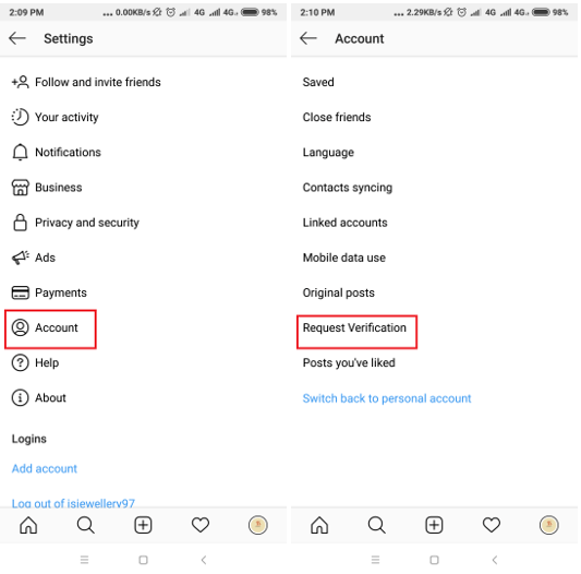 How Do I Request For Instagram Verification step-4