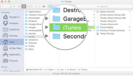 How to Create A Temporary Backup of Your iTunes Library step-3