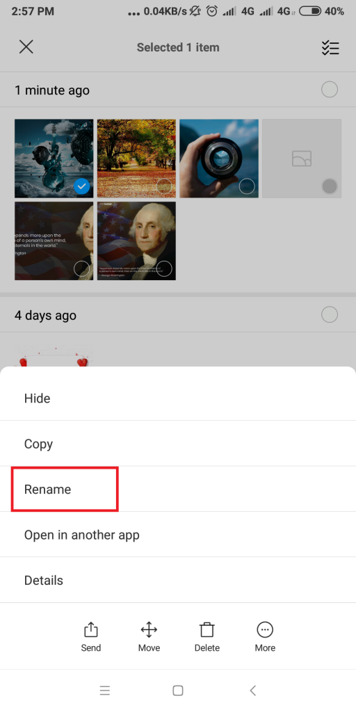 Rename WhatsApp Images
