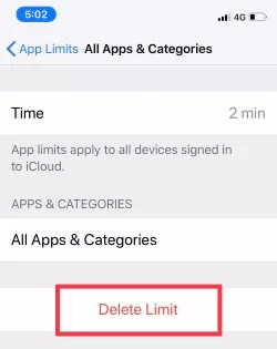 Sand Timer doesnt Disappear After Closing Screen Time on iPhone or iPad in iOS 12-2
