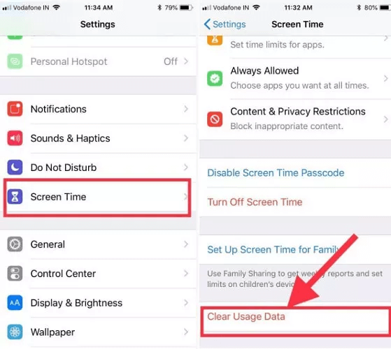 Screen Time Showing Incorrect Data or Not Showing Report on iPhone or iPad in iOS 12