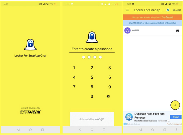 Locker for SnapApp Chat