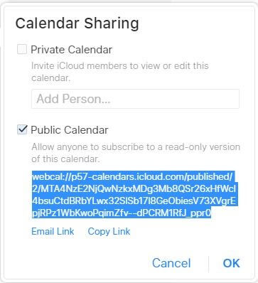 Transfer Your iCloud Calendar Using Mac Or PC step-3