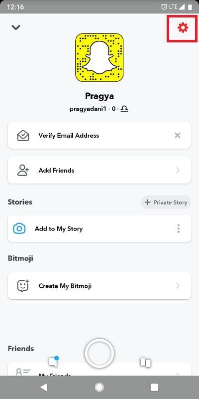 change snapchat username