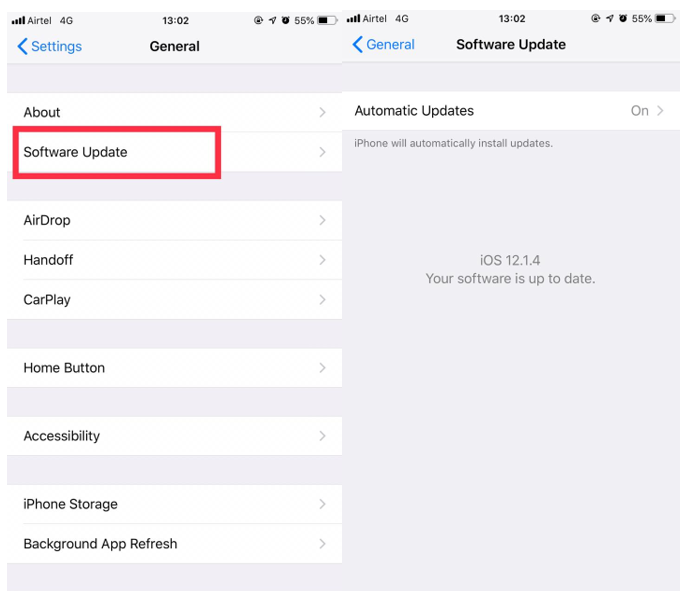 software update