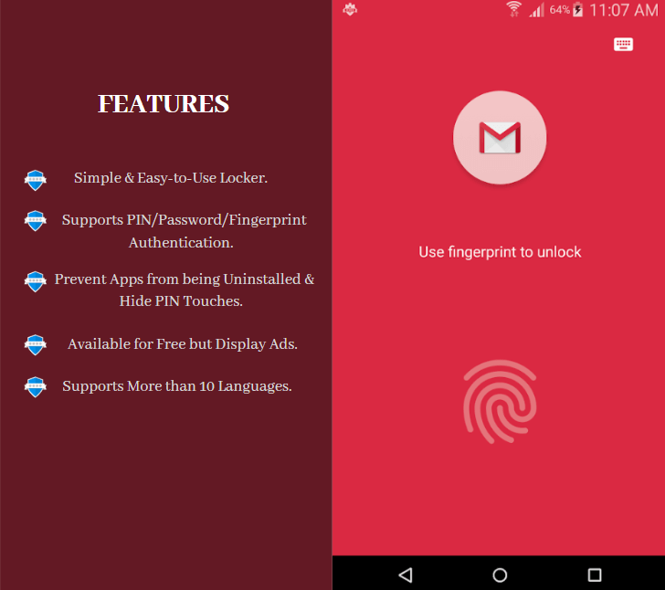App Lock Fingerprint Password