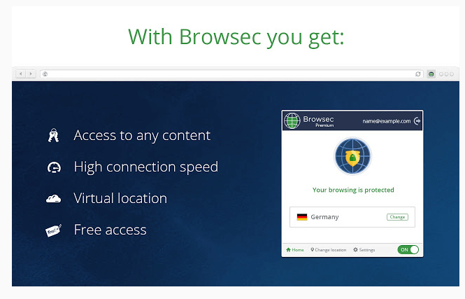 Browsec VPN for google chrome