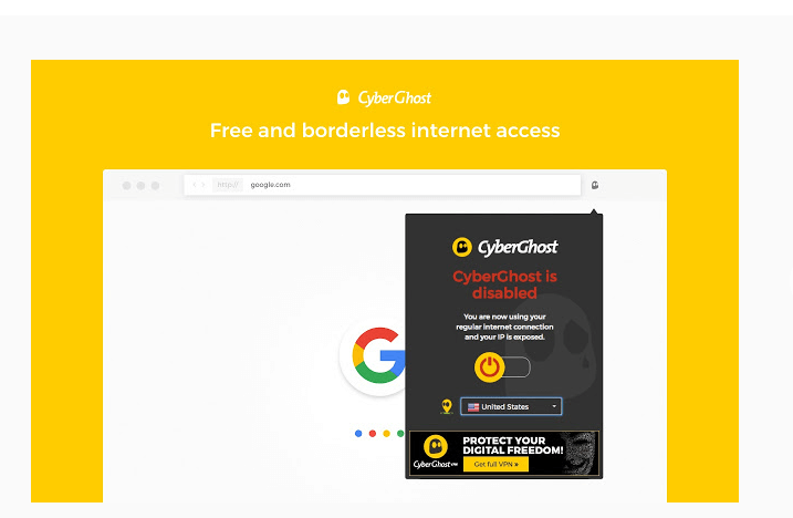cyberghost extention for chrome